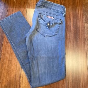 Hudson, size 27, gray, cotton and elastin